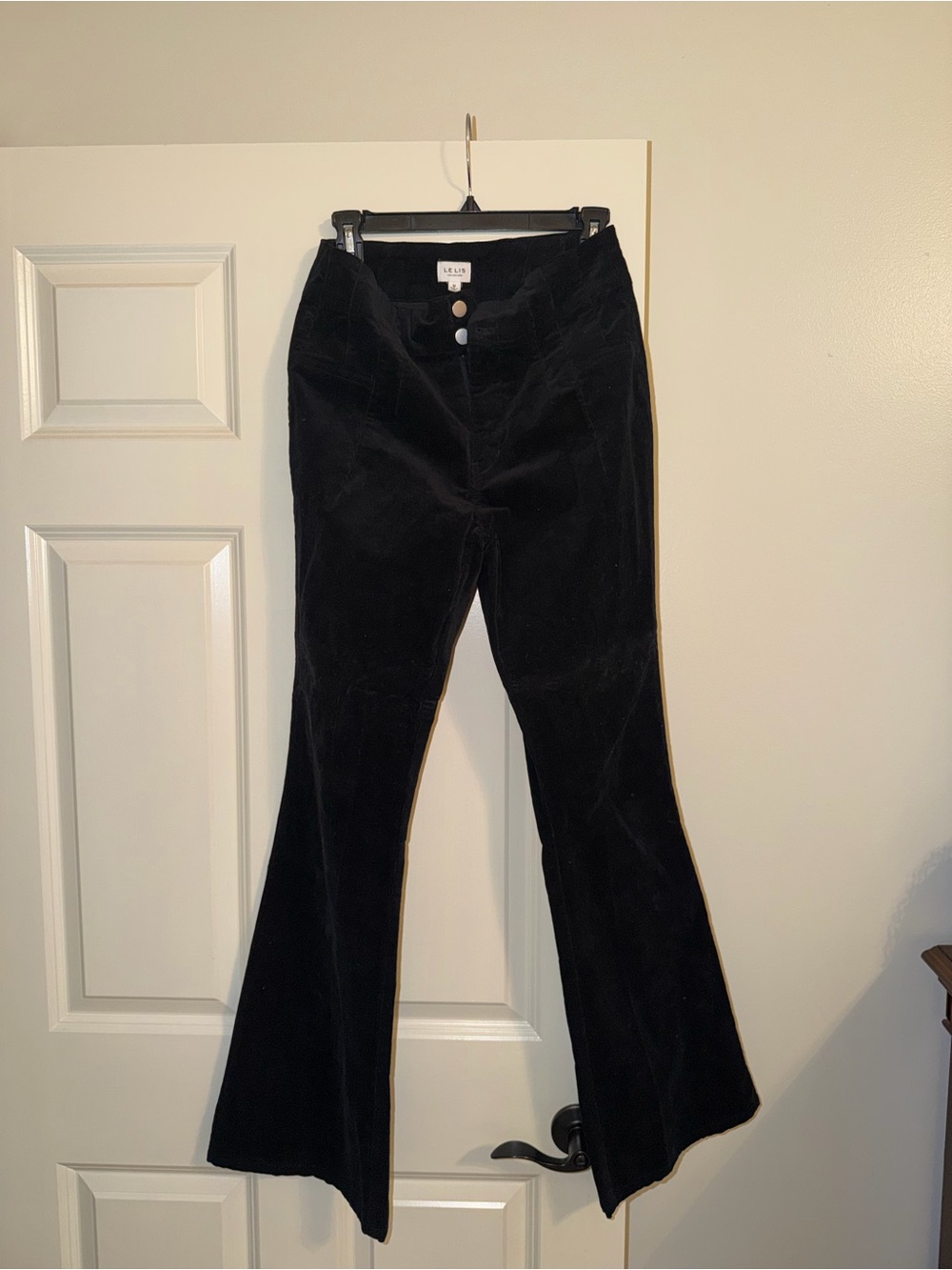 Black Corduroy Flare Pants